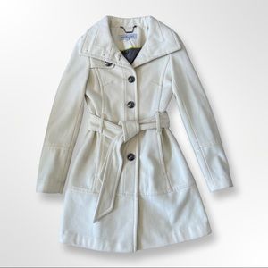 Black Rivet Extra Small White Trench Coat